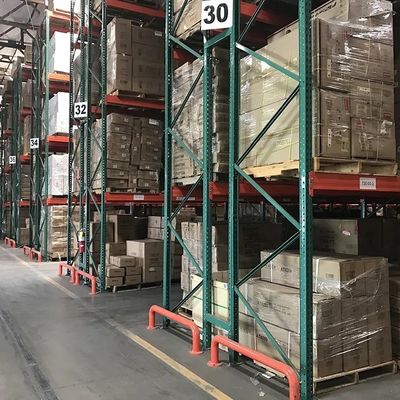 รากเก็บสินค้าห้องจัดเก็บสินค้าหนักห้องเย็น American Teardrop Standard Pallet Rack