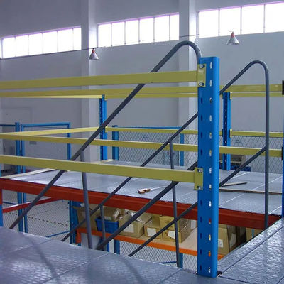 โครงสร้างเหล็กกระปุก โกดัง พาเล็ต โลหะ Mezzanine Floor