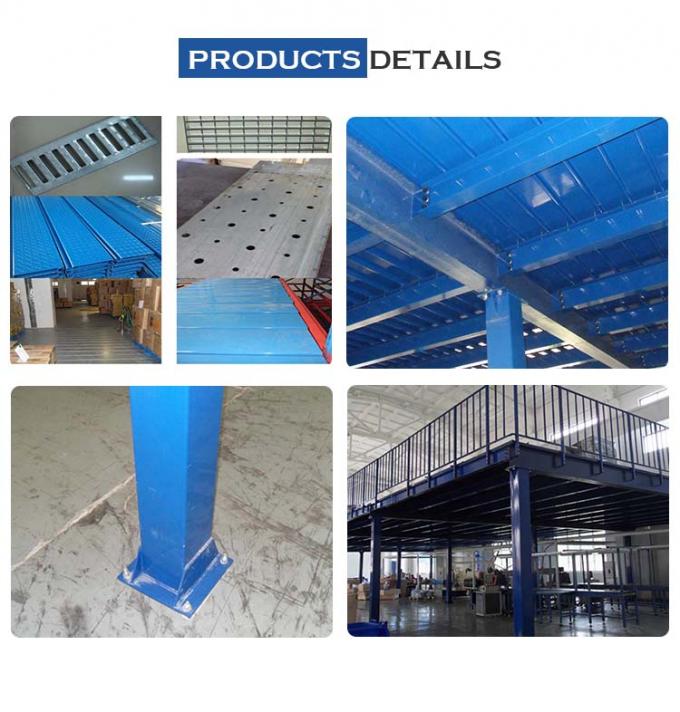 หัวหินภาระหนัก โกดัง Pallet Racks โลหะ Mezzanine Platform ชั้นวางสินค้าที่กําหนดเอง 1