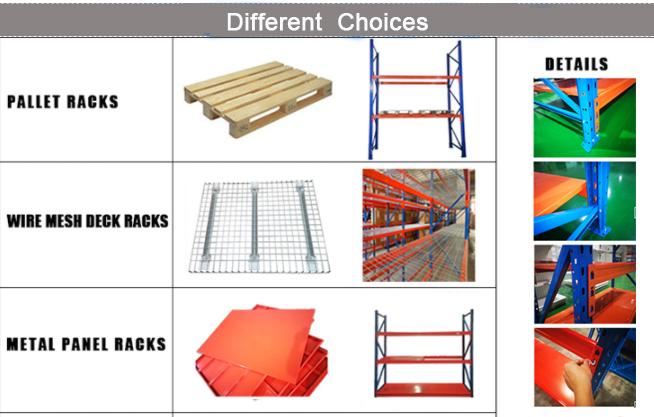 OEM Warehouse Pallet Rack Heavy Duty ชั้นวางของโลหะปรับได้ตามความต้องการ 2