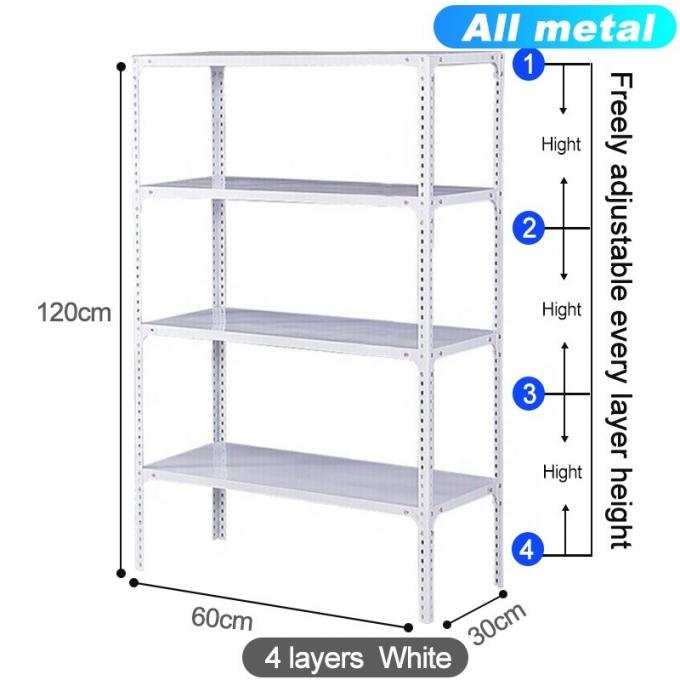 รางมุมสล็อต โลหะเบาภาระ ชั้นวางของฝุ่นเคลือบ 0
