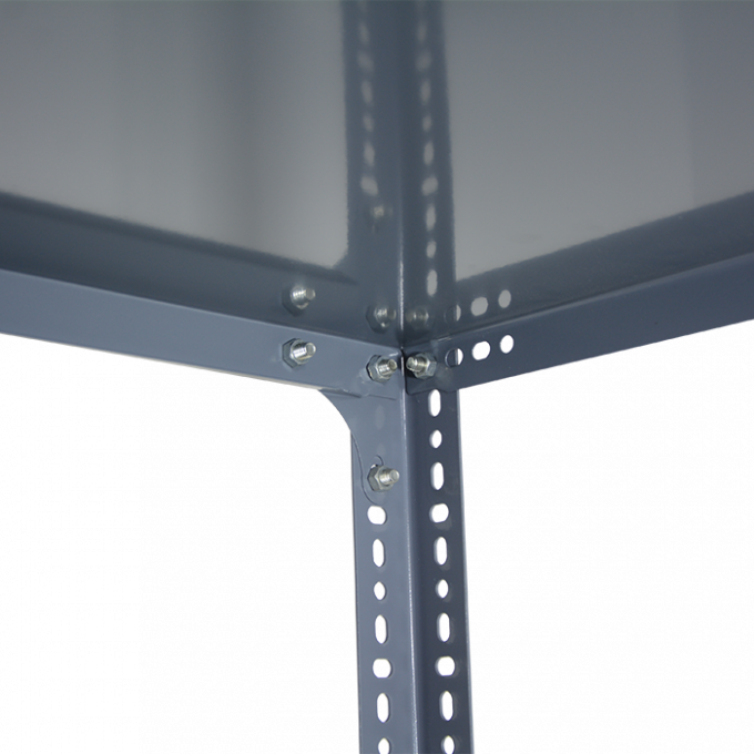 รางมุมสล็อต โลหะเบาภาระ ชั้นวางของฝุ่นเคลือบ 5